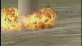 Smokestack chimney Implosion by Controlled Demolition Inc [upl. by Idnim]