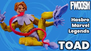 Marvel Legends Toad 20th Anniversary Hasbro Toy Biz Brotherhood of Mutants Review [upl. by Maudie101]