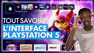 PLAYSTATION 5  Linterface PS5 dévoilée PRÉSENTATION EN VOST 🇫🇷 😍 Menus Jeux Activités Party [upl. by Yona]