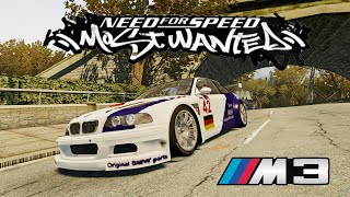 NFS Most Wanted  Schnitzer BMW M3 GTR ALMS [upl. by Canfield]