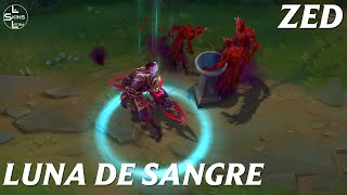 Zed Luna de Sangre  Previsualización  League of Legends [upl. by Calesta781]