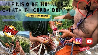 Climbing Vlog ITA  Discesa in corda doppia  Rocca Canterano [upl. by Folsom]