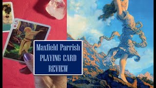 Maxfield Parrish Playing Deck Card Review plus Cartomancy Reading [upl. by Abramson677]