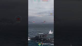 WORLD OF WARSHIPS battleroyale fighting ship army youtubeshorts epicmoment [upl. by Jaf]