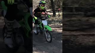 Klx 110 riding mxtrack automobile dirtbike [upl. by Nivrad]