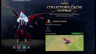 Dota 2  Crownfall Collectors Cache Voting Preview [upl. by Anurb]