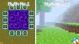 I Busted Minecraft Rare Myths  Mcpe 121 Hindi [upl. by Prosser51]