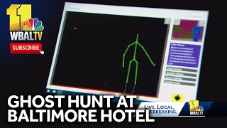 Lord Baltimore Hotel and Baltimore Paranormal Society hold ghost hunt benefiting grassroots organ [upl. by Onitnevuj631]