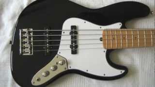 Jazz Bass with Audere Preamp Fender American Standard Jazz Bass V 2008 [upl. by Ecirtaeb]