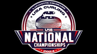 Draw 06 2024 USA Curling U18 National Championships [upl. by Anen561]