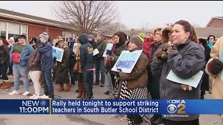 South Butler School District Teachers To Strike [upl. by Kcin]