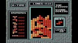 Tetris NES 2 Block Only Hack [upl. by Modern]