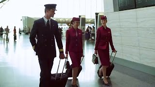 The Cabin Crew Life with Qatar Airways [upl. by Hterag]