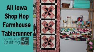 Farmhouse table runner and Shop Hop tips [upl. by Pallua770]