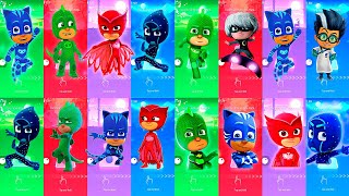 PJ Masks  Owlette🆚 CatBoy 🆚 Night Ninja 🆚 Gekko 🎶 Tiles Hop EDM Rush [upl. by Llenyt]