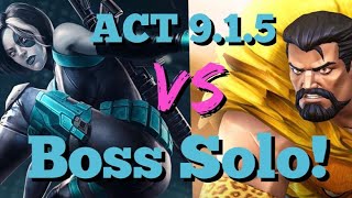 MCOC  ACT 915  Domino Vs Kraven  Boss Solo [upl. by Trever337]