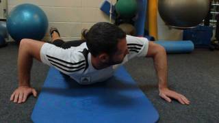 Anterior Deltoid Stretch Floor  GymCalccom [upl. by Attenna]