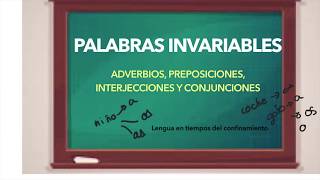 Palabras invariables [upl. by Chiang]