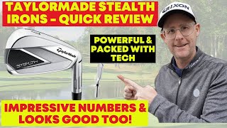 TaylorMade Stealth Irons Quick Review [upl. by Ahsikat]