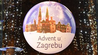 Advent In Zagreb 🌲 Advent u Zagrebu ▶4K [upl. by Alexandre]