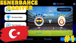 İLK MAÇ DERBİ FENERBAHÇE KARİYER EFOOTBALL MOBİLE 25 efootball cavoodi [upl. by Franklyn]