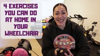 WHEELCHAIR EXERCISES YOU CAN DO AT HOME  Wheelie Good Tips Ep 26 [upl. by Noryahs273]