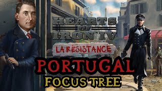 NEW Portugal Focus Tree  Hearts of Iron 4 La Resistance Dev Diary [upl. by Koffler817]