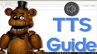 FNAF Freddy and Friends Text To Speech Tutorial [upl. by Moriyama937]