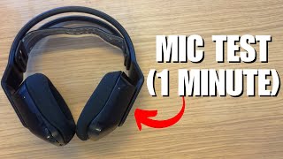 Logitech G733 Microphone Test 1 Minute [upl. by Aaron]