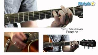 How to Play quotTornquot by Natalie Imbruglia on Guitar Practice Video [upl. by Claudine]