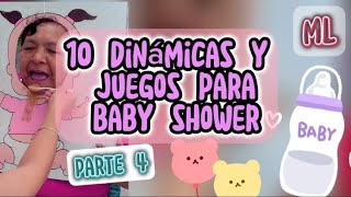 11 Dinámicas y juegos para BABY SHOWER 🍼🧸👶 PARTE 4  Manualidades Leo 🧩 [upl. by Hammer658]