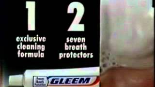 Gleem Toothpaste CommercialquotThe Assaultquot 1982 Arrangement A [upl. by Oirobil]