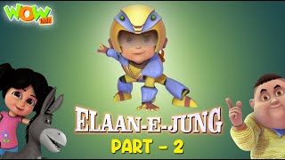 Vir The Robot Boy  Ailan E Jung Movie  Part 2  Cartoon Movies For Kids  Wow Kidz [upl. by Anneirda240]