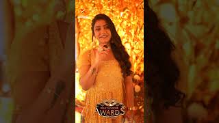 Anjali Enters 🤩🔥  9th Annual Vijay Television Awards [upl. by Sicard]