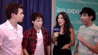 Damien Haas Shayne Topp amp Matthew Scott Montgomery So Random  D23 Expo 2011 [upl. by Westbrook]