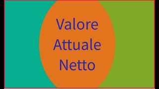 Matematica finanziaria 16  Valore Attuale Netto VAN e Tasso Interno di Rendimento TIR [upl. by Enyallij]