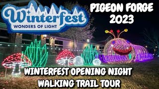 Pigeon Forge NEW Winterfest Wonders Of Light 2023 Opening Night Ceremony amp Walking Trail Tour [upl. by Teresa]