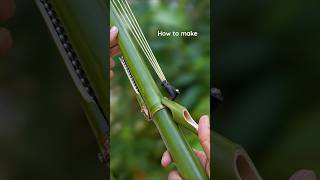 How to make Eco friendly Bamboo Slingshots diy bamboo [upl. by Hsakiv22]