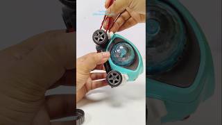 Mini Car Powered by DC motor  Remote control car Remote car  DC Motor remote car DC motor RC car [upl. by Georgine]