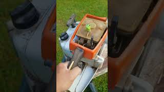 Fixing this is not going to be easy stihl lawncare [upl. by Ahsitak]