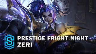 Prestige Fright Night Zeri Skin Spotlight  League of Legends [upl. by Melvena]