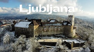 Ljubljana Slovenia  4K Walking Tour Of The Castle amp The City [upl. by Ditzel]