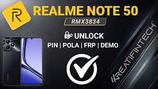 REALME NOTE 50 RMX3834 UNLOCK PIN  POLA  FRP  DEMO ✅ [upl. by Allegra788]