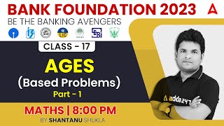 Ages Based Problems PART1 Maths for Bank Exams 2023 by Shantanu Shukla [upl. by Kinemod]