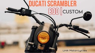 Ducati Scrambler 800 CUSTOM  by Unik Motorcycles [upl. by Aneba]