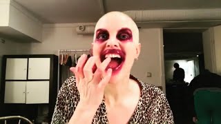 Fever Ray ‘Plunge Tour’ Makeup Tutorial [upl. by Ridan]