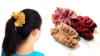 DIY Ruffle Scrunchie [upl. by Sirromad336]