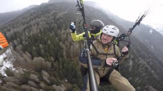 Tandamparagliding at Seiser Alm in South Tyrol [upl. by Auqinahc62]