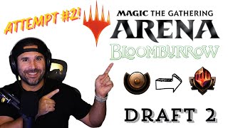 Bronze to Mythic  MTG Arena Bloomburrow Draft 2  Attempt 2  Bronze 3 to Bronze 2 [upl. by Sinnoda]