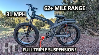 ENGWE X24  X26 Full Suspension Long Range FAST Electric Bike Review [upl. by Htebazle940]